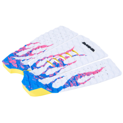 Dakine Erin Brooks Surfboard Tail Pad White Neon Flame