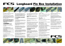 10 inch Longboard Surfboard Fin Box FCS Strongbox