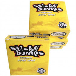 Sticky Bumps Surf Wax Tropical Water - 4 Block Pack