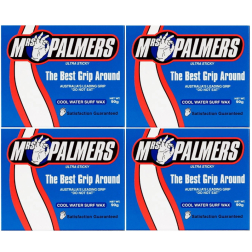 Mrs Palmers Surfboard Wax Cool Water - 4 Block Pack