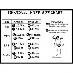 Demon Soft Cap Pro Knee Pads for Skiing and Snowboarding