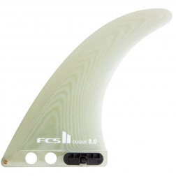 FCS II Clique Longboard Surfboard Fin Clear