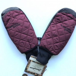 Transform The Quilt Burnt Red Snowboard Mitts