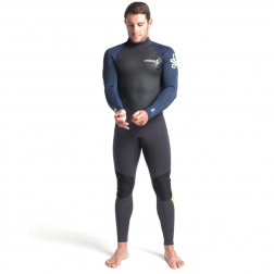 C-Skins Element 3/2mm Mens Wetsuit Anthracite Bluestone