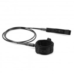 FCS All Round Essential Longboard Leash 9ft Black