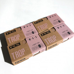 FCS Surf Wax Tropical Water 4 Pack