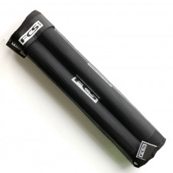 FCS Round Roof Bar Pads Black Blue 740mm