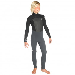 C-Skins Junior Legend 5/4/3mm Wetsuit Back Zip Black