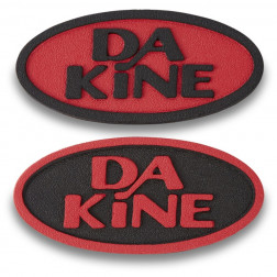 Dakine Retro Oval Snowboard Stomp Black Orange