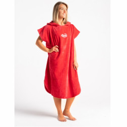 Robie Robes Beach Changing Poncho Medium Coral