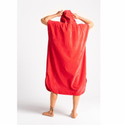 Robie Robes Beach Changing Poncho Medium Coral
