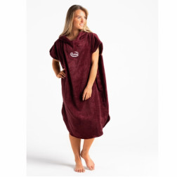 Robie Robes Beach Changing Poncho Medium Wine