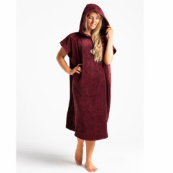 Robie Robes Beach Changing Poncho Medium Wine