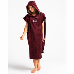 Robie Robes Beach Changing Poncho Medium Wine