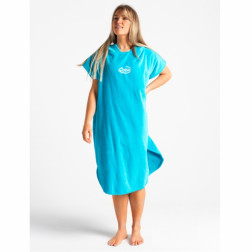Robie Robes Beach Changing Poncho Small Blue Atoll