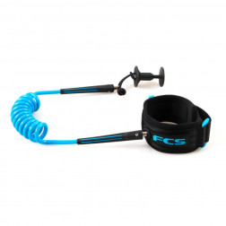 FCS Coiled Bodyboard Wrist Leash
