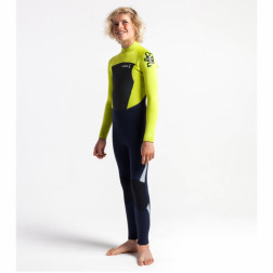 C-Skins Junior Legend 5/4/3mm Wetsuit Back Zip Slate Flash Green