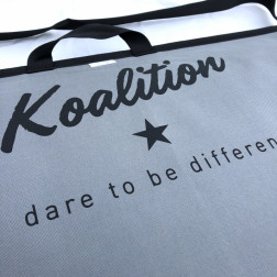 Koalition Adjustable Funboard Surfboard Bag 7-8ft Grey