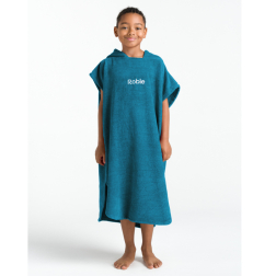 Robie Robes Beach Changing Poncho Junior Petrol Blue