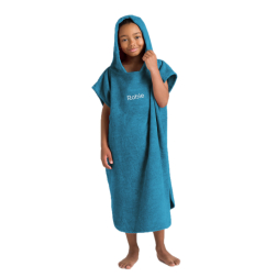 Robie Robes Beach Changing Poncho Junior Petrol Blue