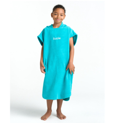 Robie Robes Beach Changing Poncho Junior Ceramic Aqua