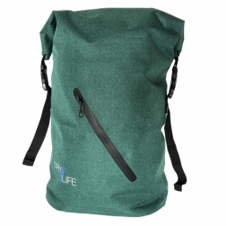 Dry Life 21 Litre Waterproof Soft Tarp Backpack Bottle Green
