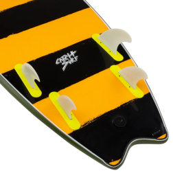 Catch Surf Odysea Skipper 6ft6 Quad Soft Surfboard Military Green