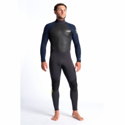 C-Skins Element 3/2mm Mens Wetsuit Anthracite Slate Lime