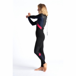 C-Skins Element 3/2mm Womens Wetsuit Black Slate Black Coral