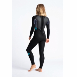 C-Skins Element 3/2mm Womens Wetsuit Black Tie Dye Cyan