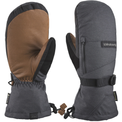 Dakine Leather Titan GoreTex Ski Mitts Carbon Grey