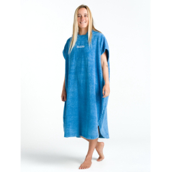 Robie Robes Beach Changing Poncho Large Cornflower Blue
