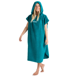 Robie Robes Beach Changing Poncho Medium Teal