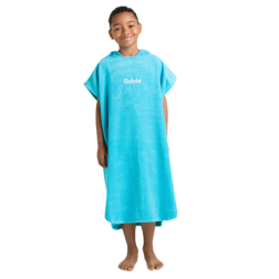 Robie Robes Beach Changing Poncho Junior Hawaiian Blue