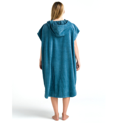 Robie Robes Beach Changing Poncho Small Petrol Blue