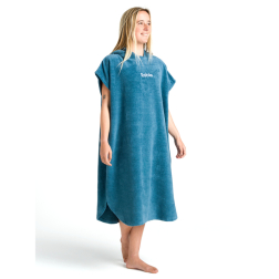 Robie Robes Beach Changing Poncho Small Petrol Blue