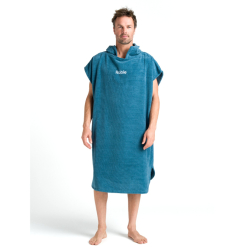 Robie Robes Beach Changing Poncho Large Petrol Blue