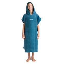 Robie Robes Beach Changing Poncho Small Petrol Blue