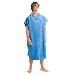 Robie Robes Beach Changing Poncho Large Cornflower Blue
