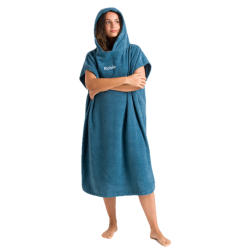 Robie Robes Beach Changing Poncho Small Petrol Blue