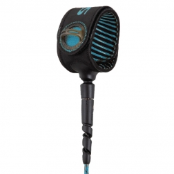 FCS 7ft Freedom Helix Leash Tranquil Blue