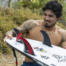 FCS II GM Gabriel Medina Fireball Surfboard Fins XL