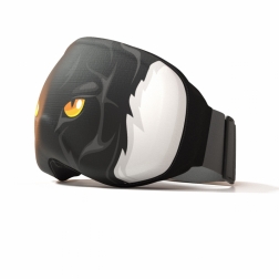 Gogglesoc Pro Black Panther Soc Ski Goggles Lens Cover