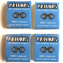 Matunas Organic Surf Wax - Cold Water - 4 Block Pack