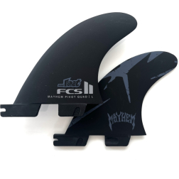 FCS II Mayhem Pivot Quad Rear Surfboard Fins Large