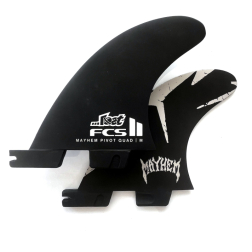 FCS II Mayhem Pivot Quad Rear Surfboard Fins Medium