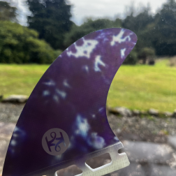 Koalition Tie Dye Side Bite Longboard Fins Futures