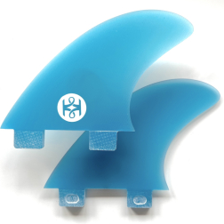 Koalition Cali Classic Side Bite Longboard Fins FCS Blue