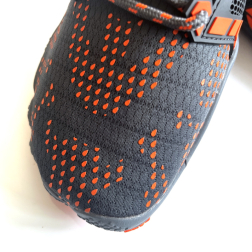 Ocean Soul Barefoot Hybrid Beach Shoes Graphite Orange