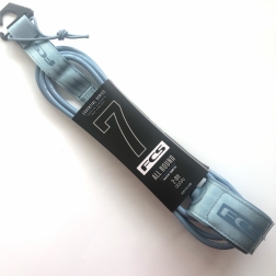 FCS All Round Essential Surfboard Leash 7ft Tranquil Blue